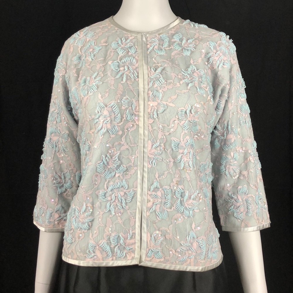 Vintage B. Altman & Co Sweater w/Intricate Beading